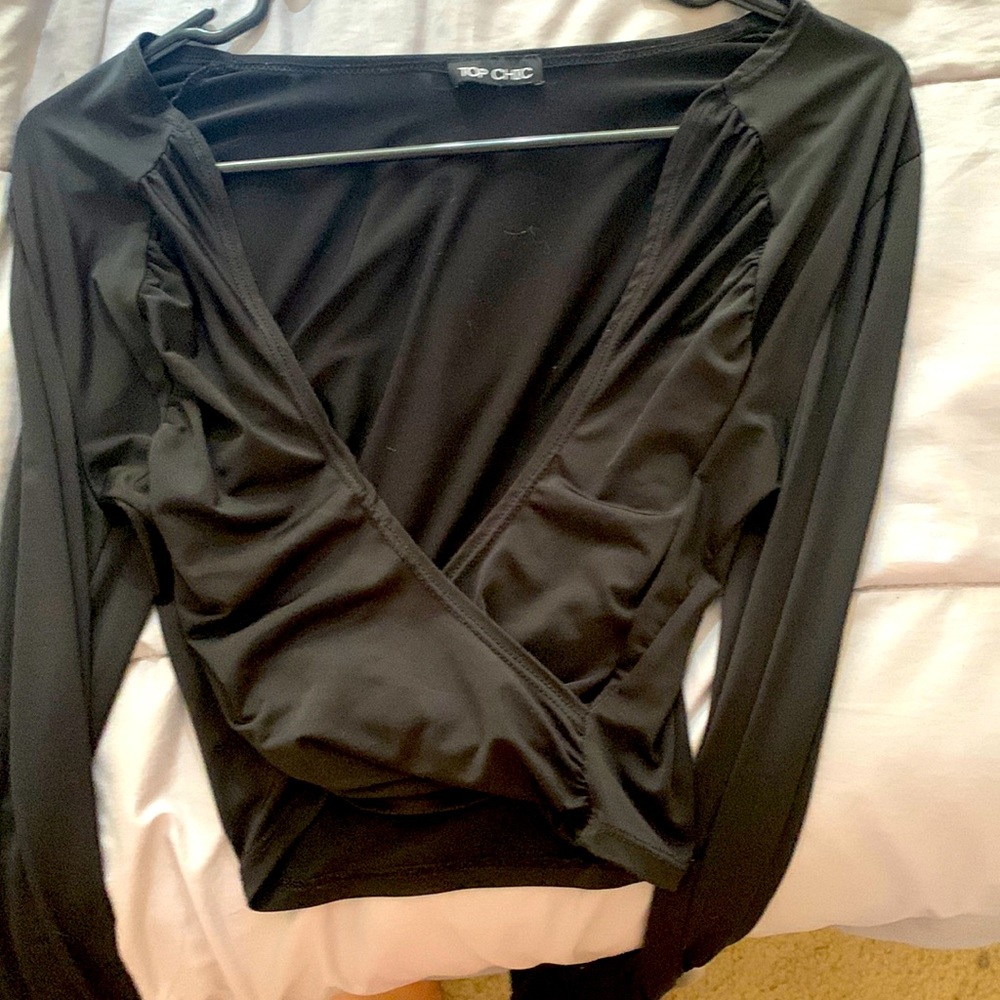 Wrap around crop top